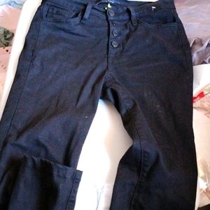 Flying monkey hi rise ankle button up skinny  jeans
